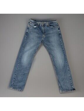 Levis 505 Men’s 36x32 Straight Leg Blue Jeans -